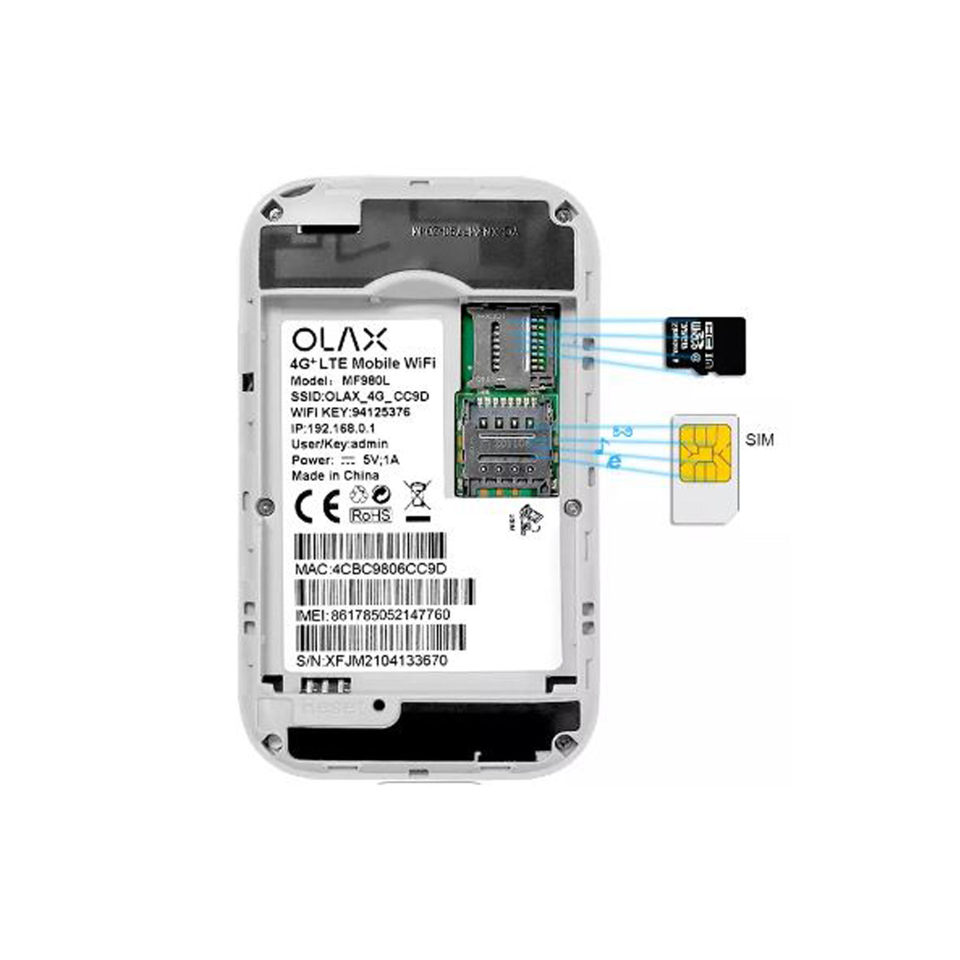 Olax 4G LTE Advanced mobile WiFi hotspot MF980L - Image 5